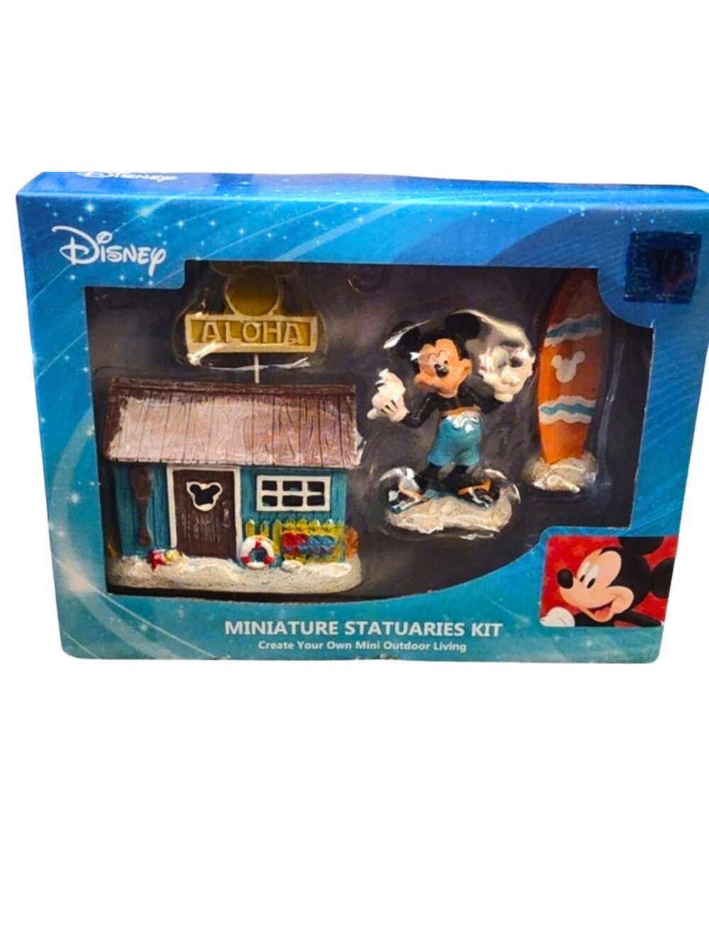 NIB Disney Mickey Mouse Miniature  Statuaries Kit, NEW